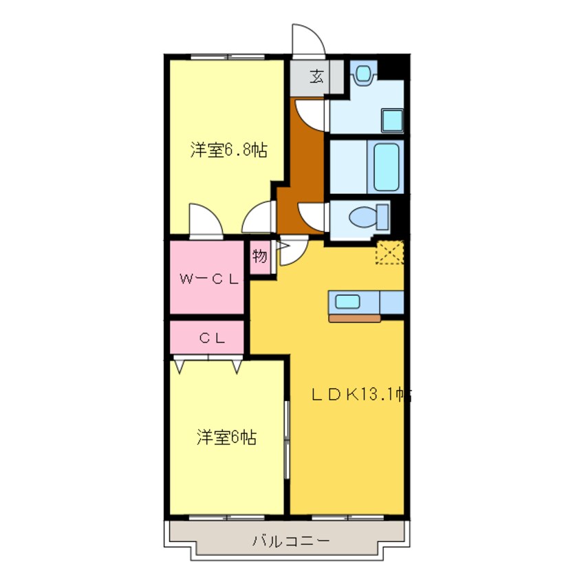 間取図 グランストーク中野町