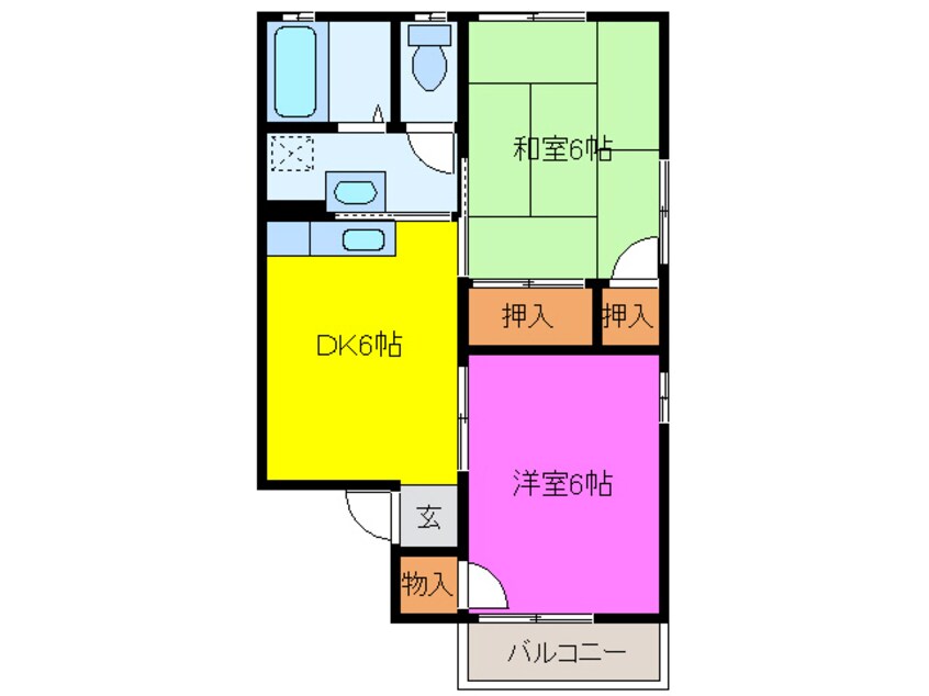 間取図 セジュールエム