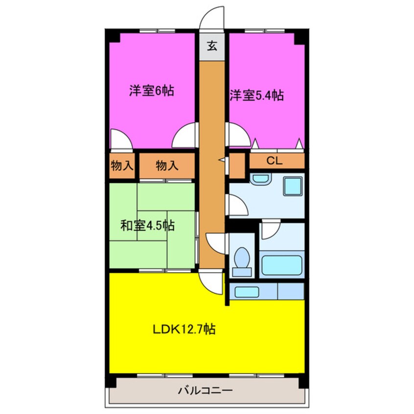 間取図 プリエール