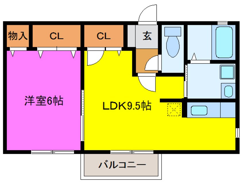 間取図 シャルマン(西美薗)