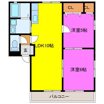 間取図 エスポワールＳ