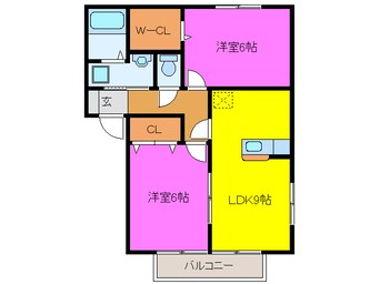 間取図 コート／ラデュレ