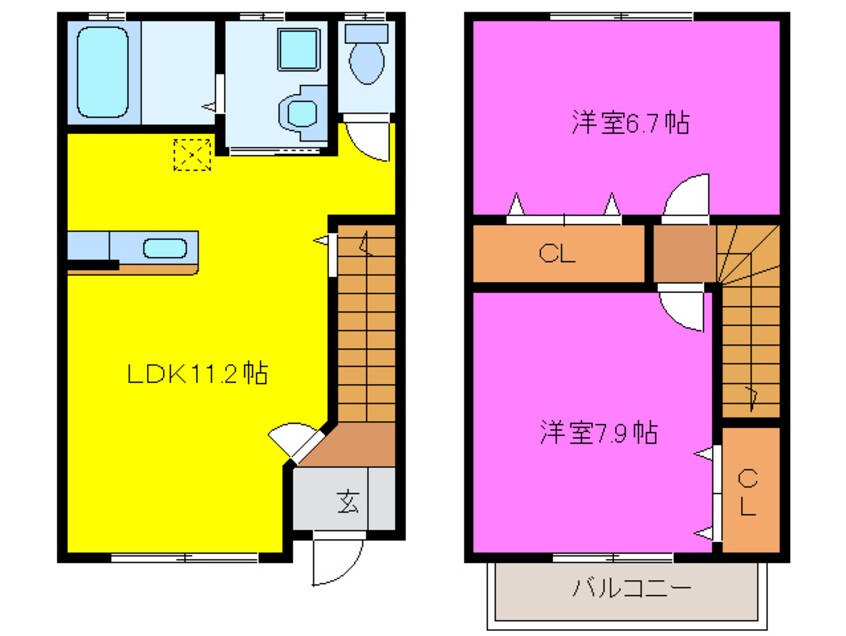 間取図 エルローサ