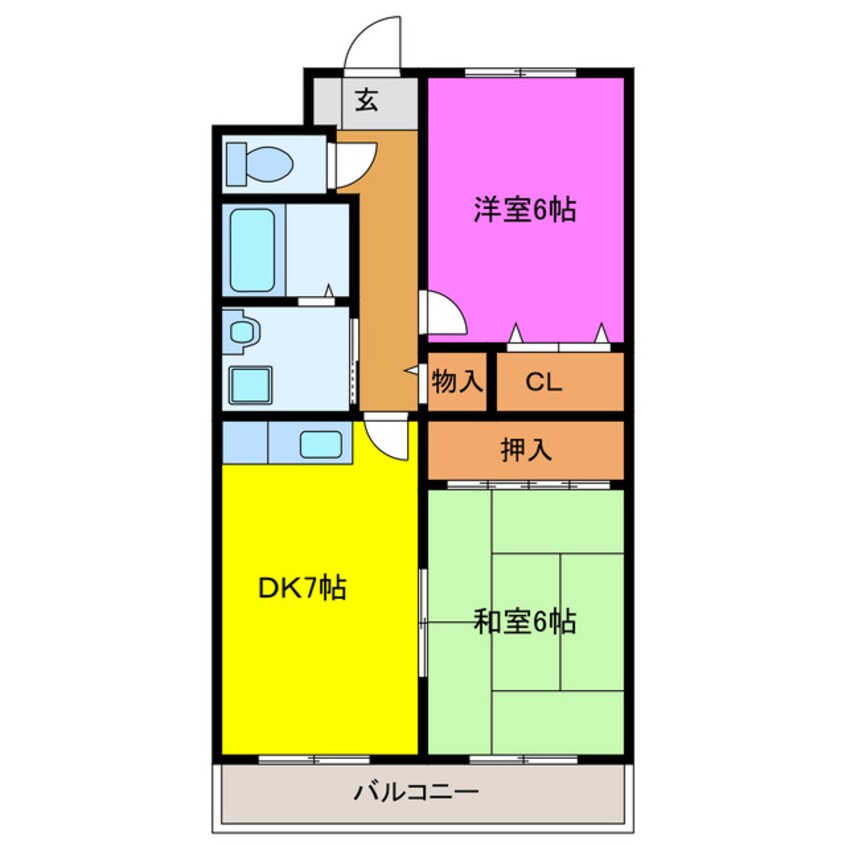 間取図 シュライン上島