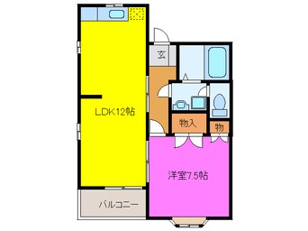 間取図 メゾン中郡