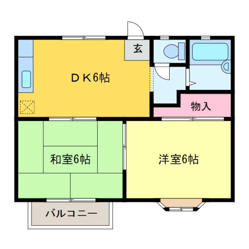 間取図 グリーンフィル内藤