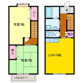 間取図 クレベール鈴大