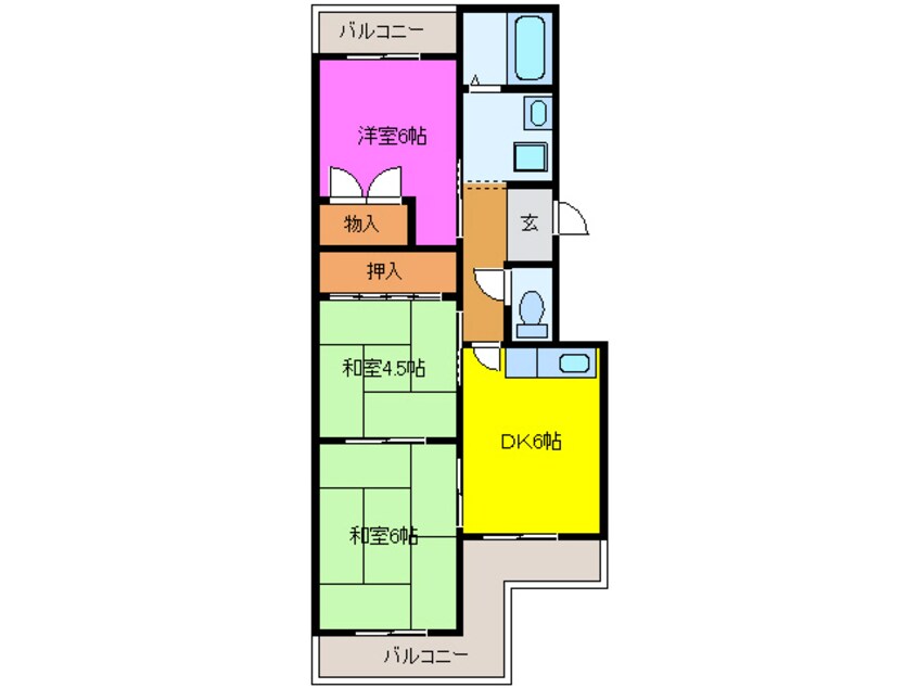 間取図 楓篁弐番館