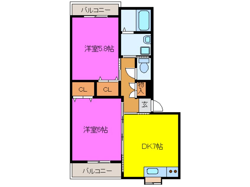 間取図 メゾン・ムラマツⅡ