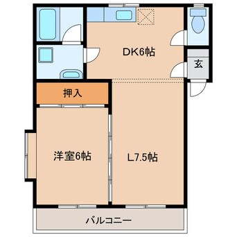 間取図 コーポ高橋