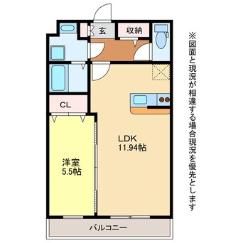 間取図 グランソレイユ