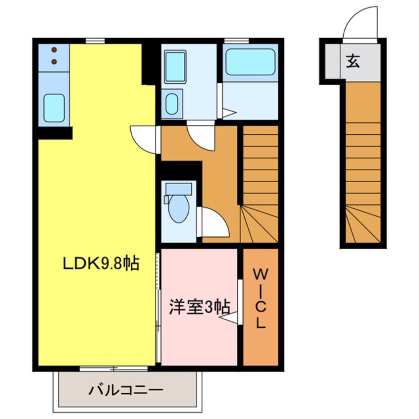 間取図 シュプリーム　ＴａｋｅｈａｃｈｉＢ