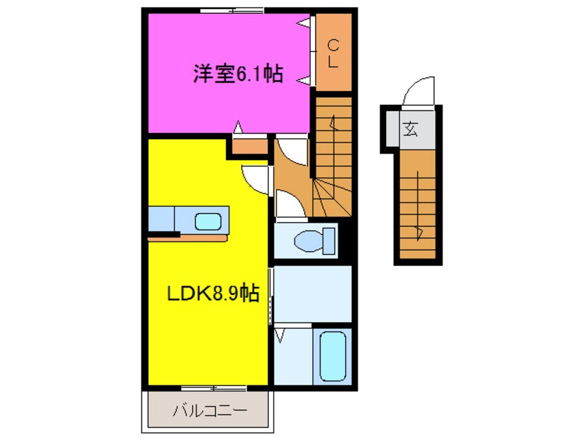 間取図 グランドゥールＡ・Ｂ