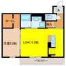 D-Hills浜北小松 1LDKの間取り