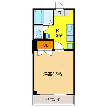 間取図 フィオーレ白山