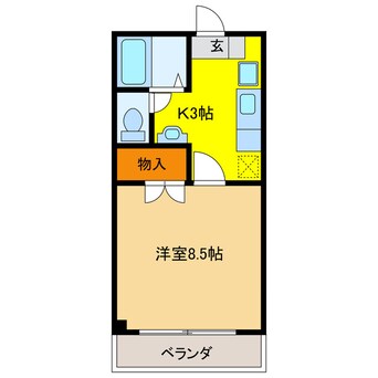 間取図 フィオーレ白山