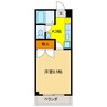 フィオーレ白山 1Kの間取り