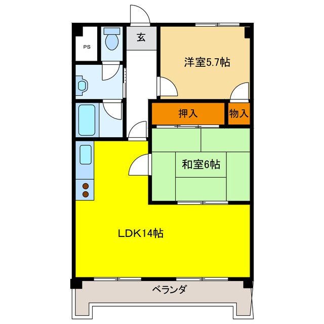 間取り図 Grace in 桜並木