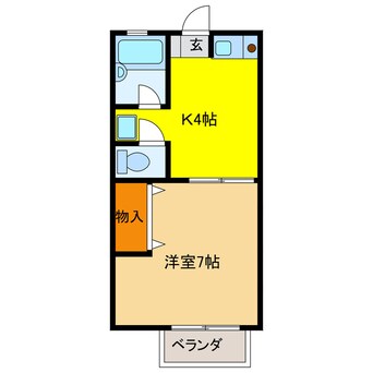 間取図 ハイツ蔵前　Ｂ棟