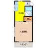 アンシャンテ モリモト 1Kの間取り