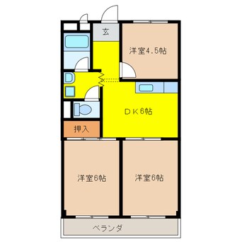 間取図 シティハイツ野一色