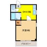 サンシャインキャッスル 1DKの間取り