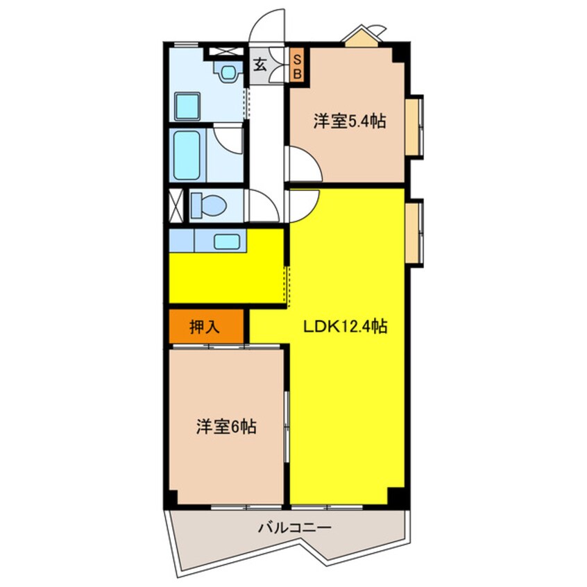 間取図 リアライズ竜田町