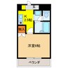 アリーチェ岐阜 1Kの間取り