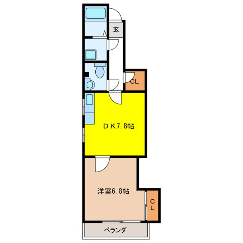 間取図 エルミタージュⅠ