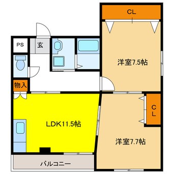 間取図 グランドステージ