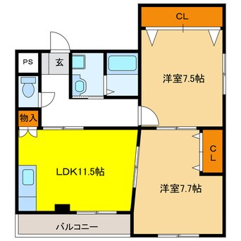 間取図 グランドステージ