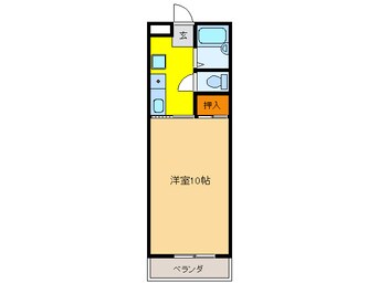 間取図 ハイツ アプリコット