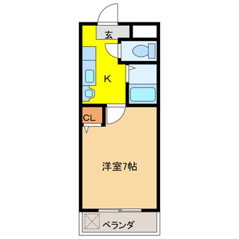 間取図 グラナイト尼ヶ崎