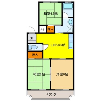 間取図 ダイヤマンション