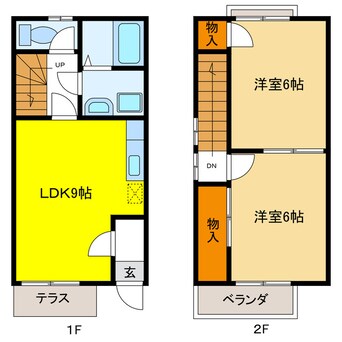 間取図 DUPLEX国王 201