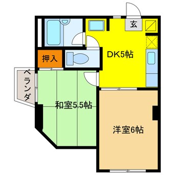 間取図 タウン西野