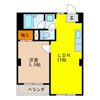 間取図 タウン西野