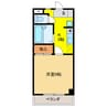ハイネス21 1Kの間取り