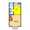 コーポ桜並木 1Kの間取り