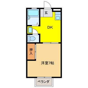 間取図 コーポ桜並木