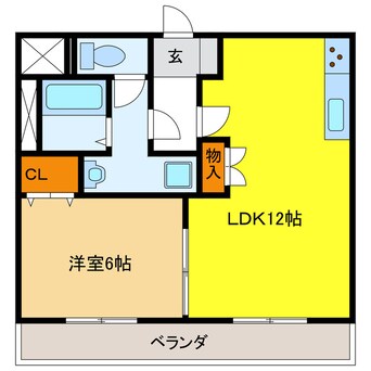 間取図 サンコーポ八代