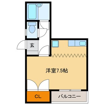 間取図 オーエスコーポ蔵前