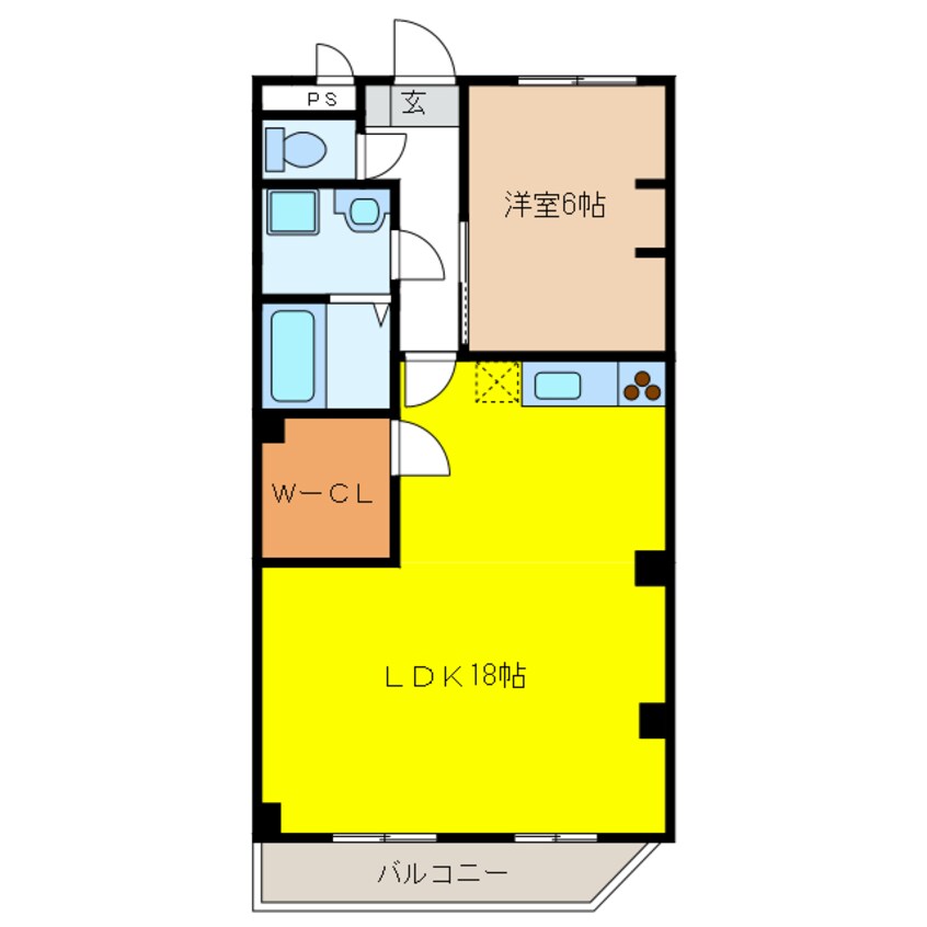 間取図 エステート長森