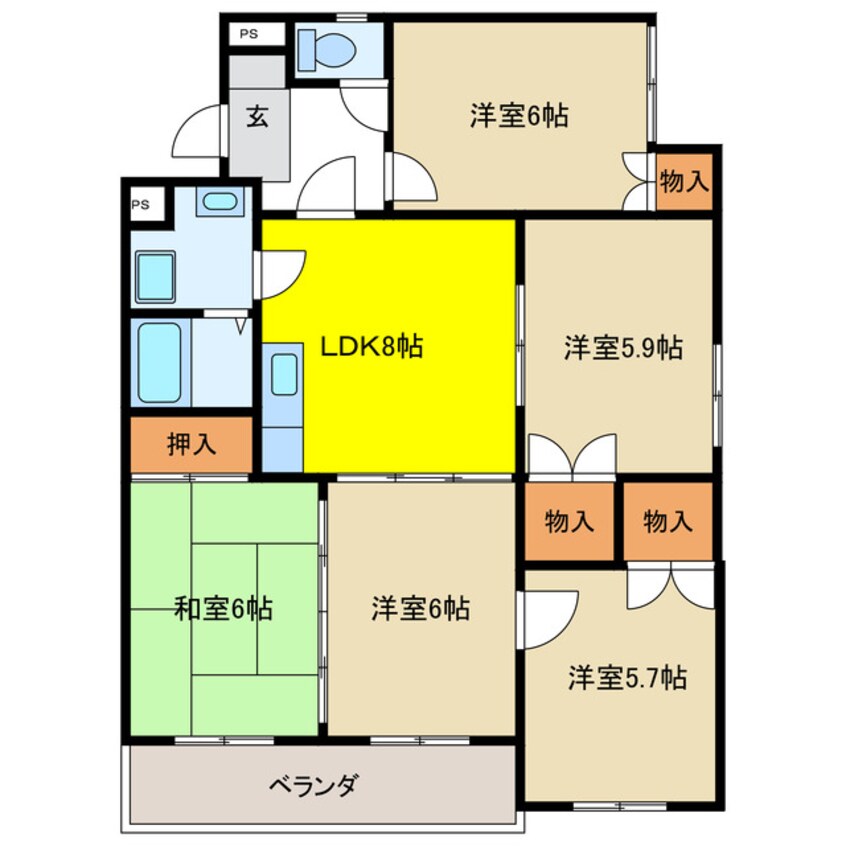 間取図 PALACE　SHINO