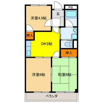 間取図 リンピア水主町