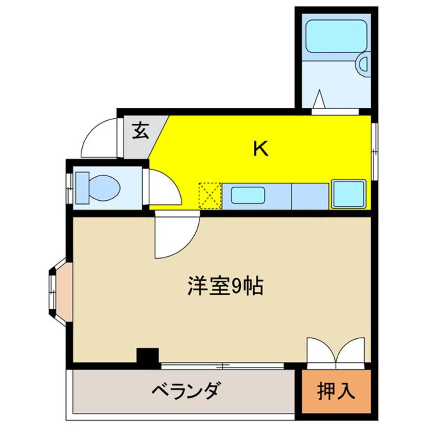 間取図 ハイム篠田