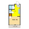 ピープルハイツヒビノ 1Rの間取り