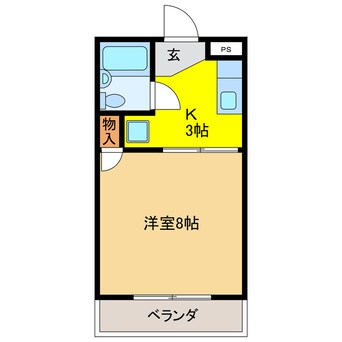 間取図 エスポア岐南