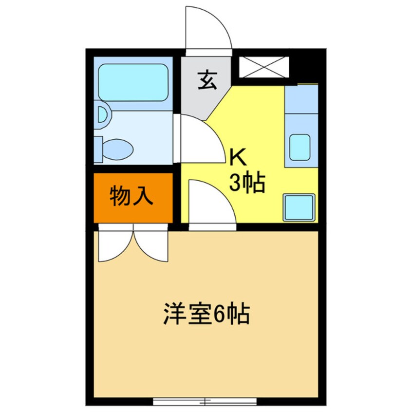 間取図 シャンポール岐南