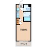 ブラウンアベニューカメタ 1Rの間取り